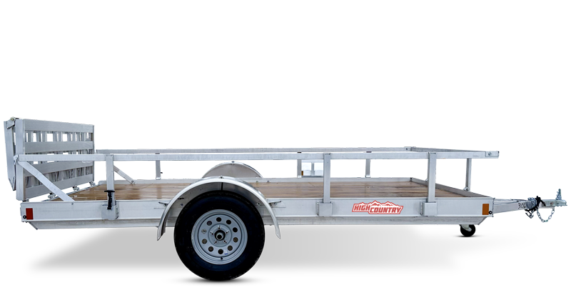 High Country WR 2.0: Open Aluminum Utility Trailer W/Heat Treated Deck